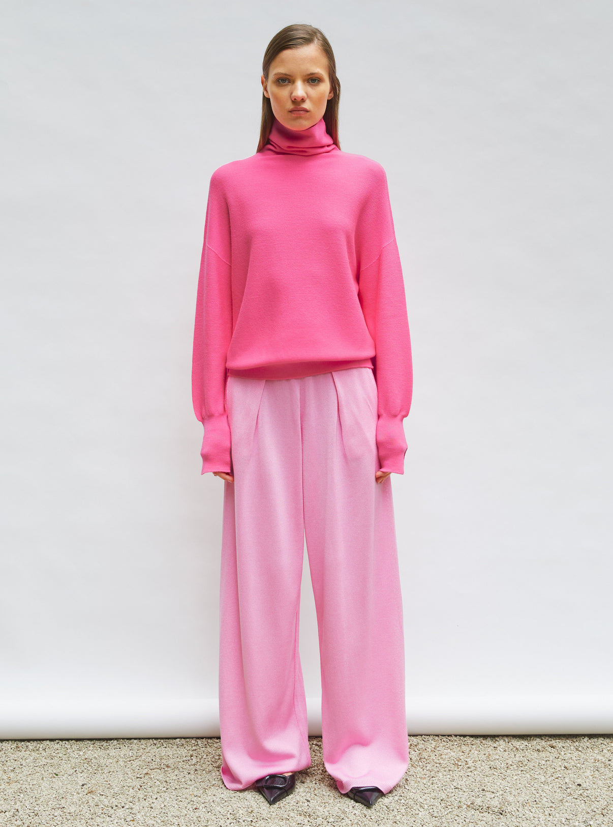 Pantalon fluide maille légère Candy - Vêtement de luxe femme