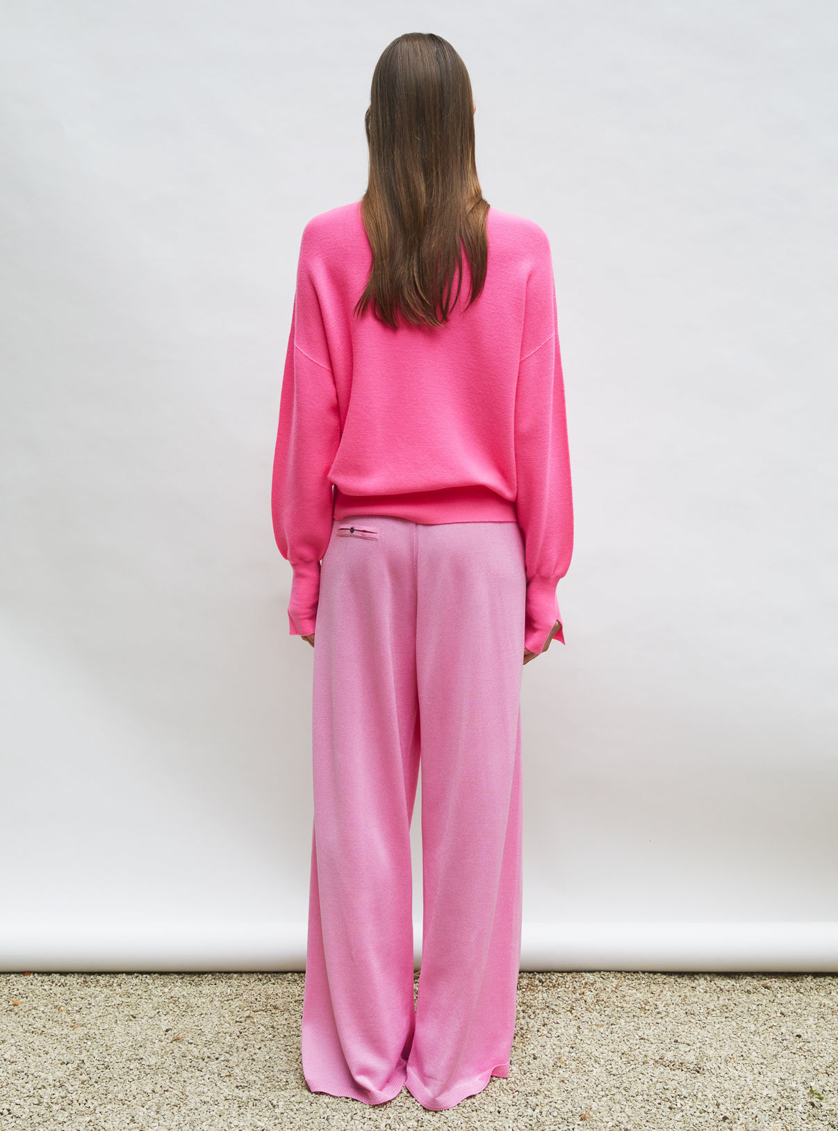 Pantalon fluide maille légère Candy - Pantalon de luxe 