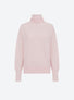 Top fin maille point mousse col montant Pétale - Molli