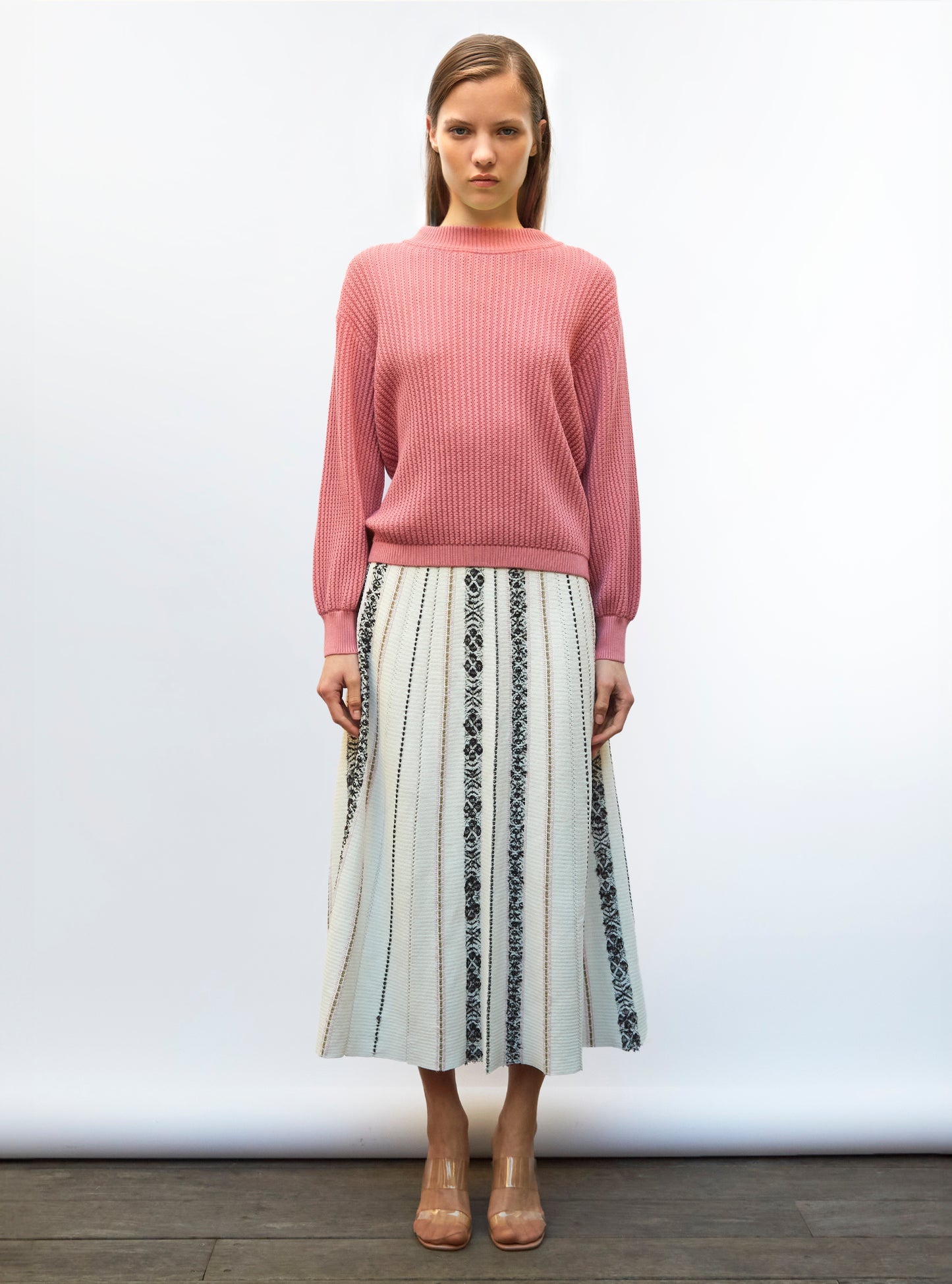 Sweaters de luxe femme - Sweater en maille torsade