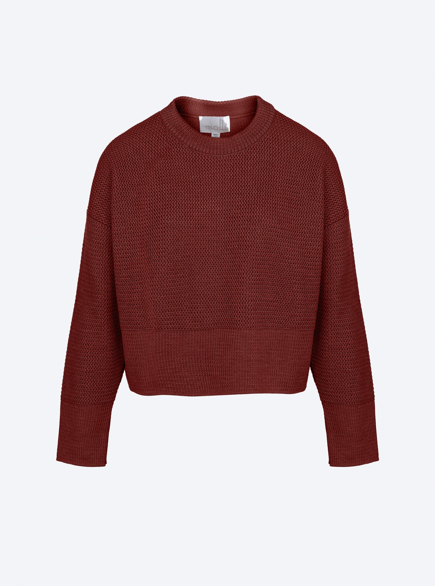 Pull court en maille ondulée - Molli