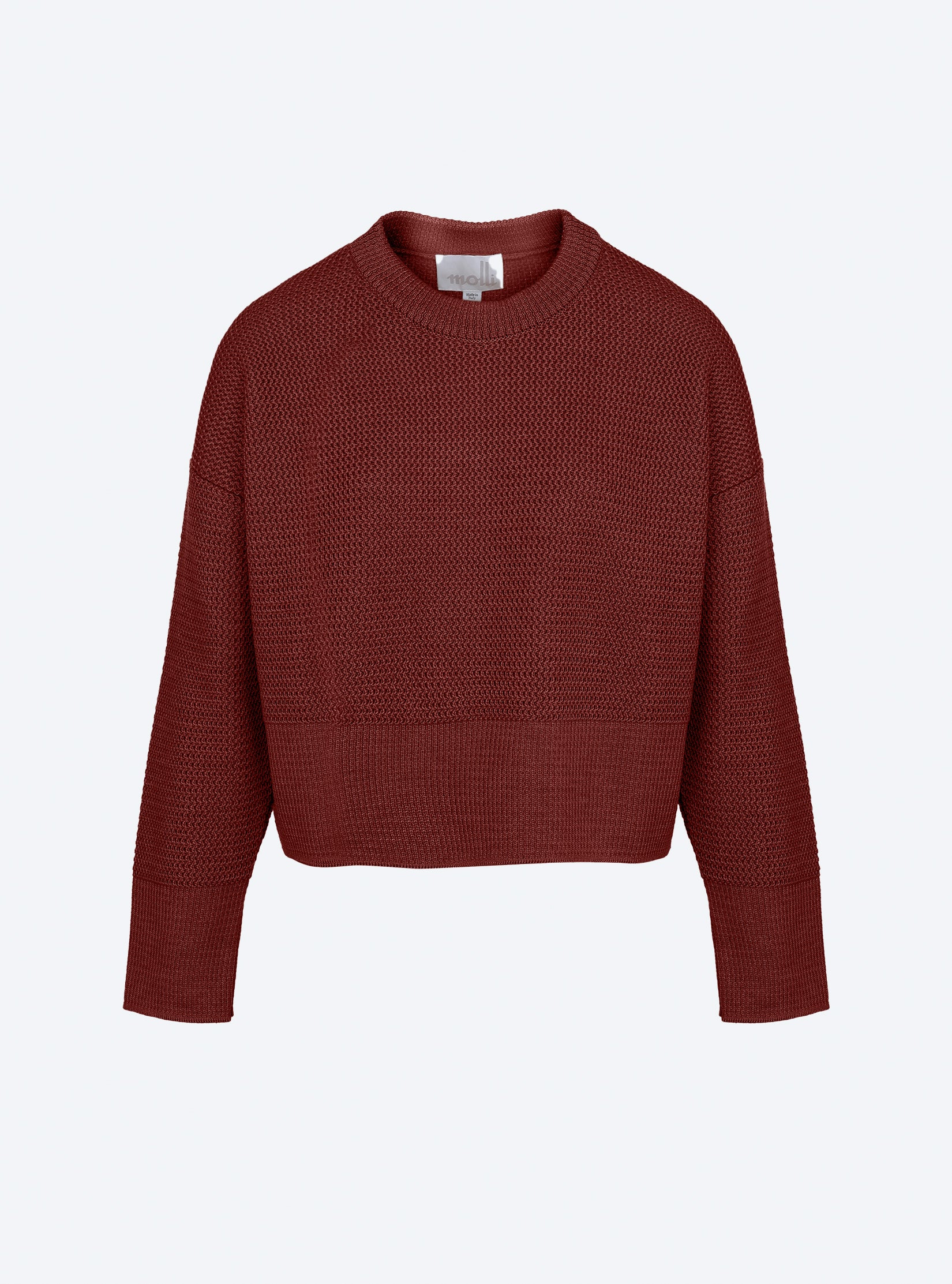 Pull court en maille ondulée - Molli