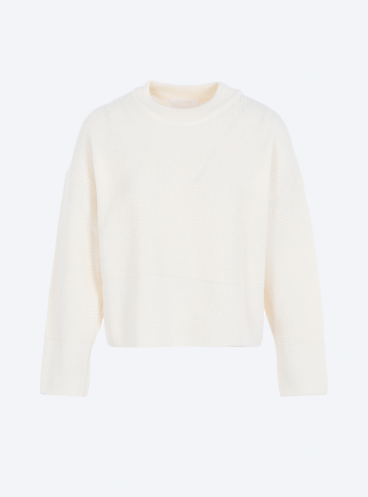 Sweater court en maille ondulée - Molli