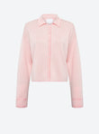 knit shirt with thin stripes