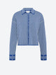 knit shirt with thin stripes