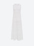 Robe longue maille croquet Milk - Vêtement en maille de luxe Molli