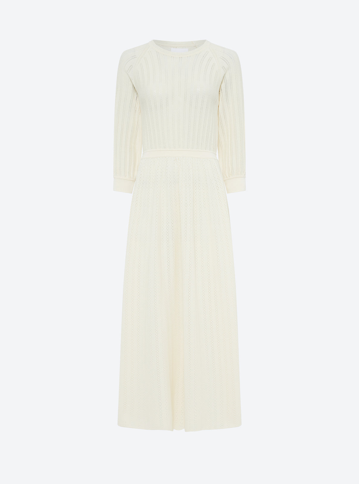 Robe en maille de luxe Molli - Robe légère maille pointelle molli Naturel