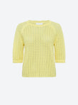top maille pointelle
