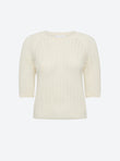 top maille pointelle