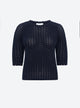 top maille pointelle