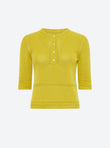 top in a delicate crochet knit