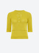 top in a delicate crochet knit