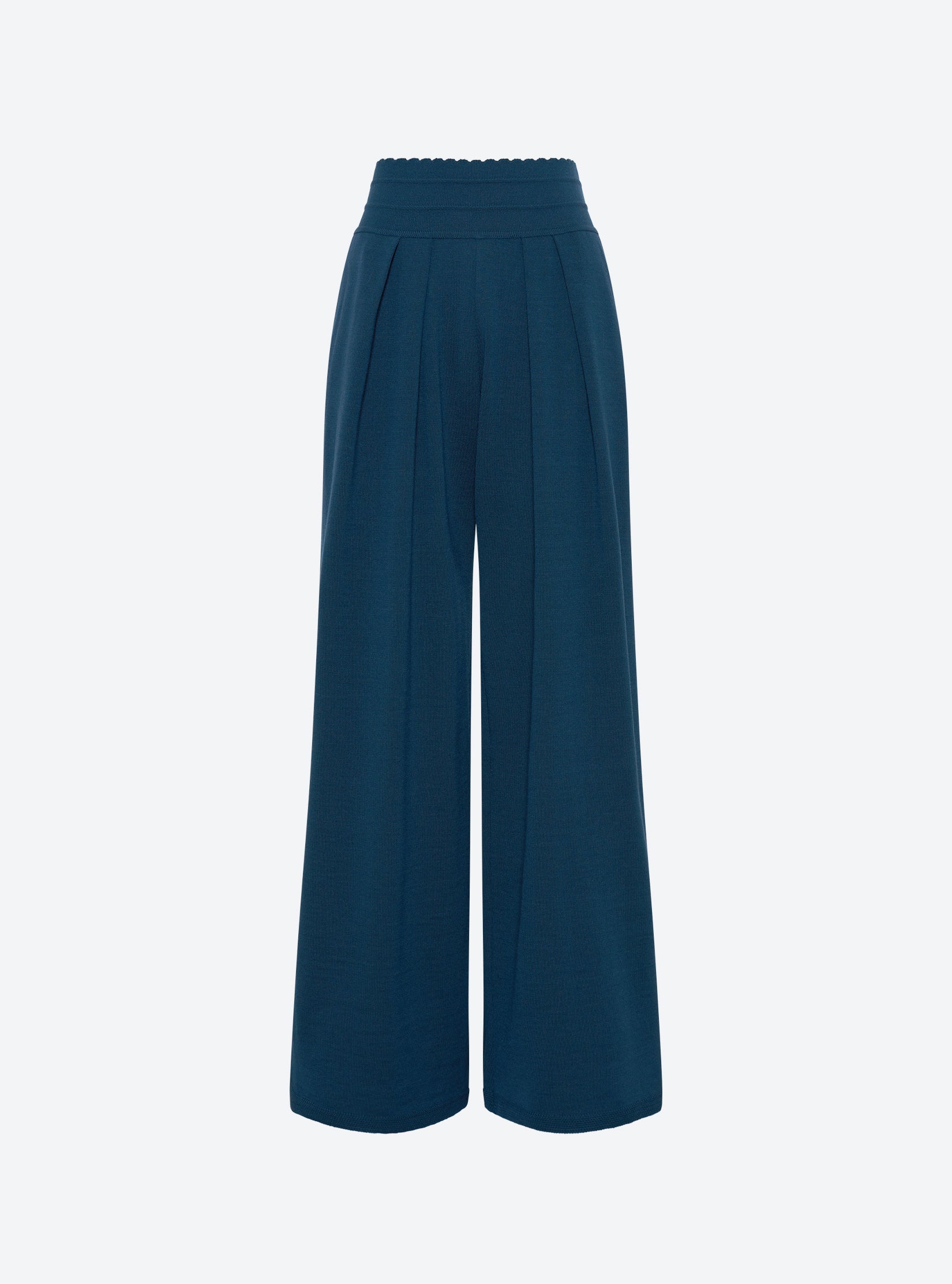 Pantalon fluide maille fine jersey Blueberry - Molli