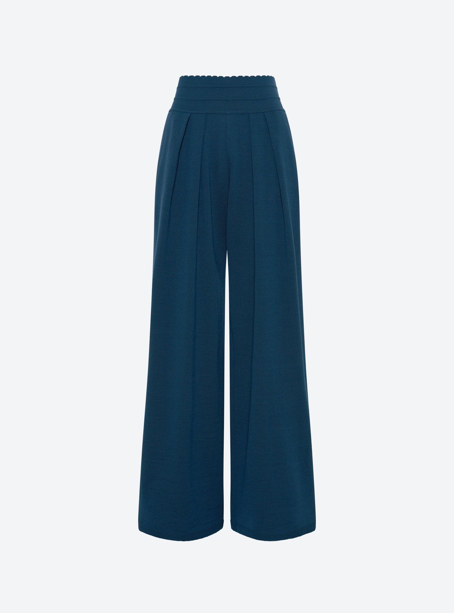 Pantalon fluide maille fine jersey Blueberry - Molli