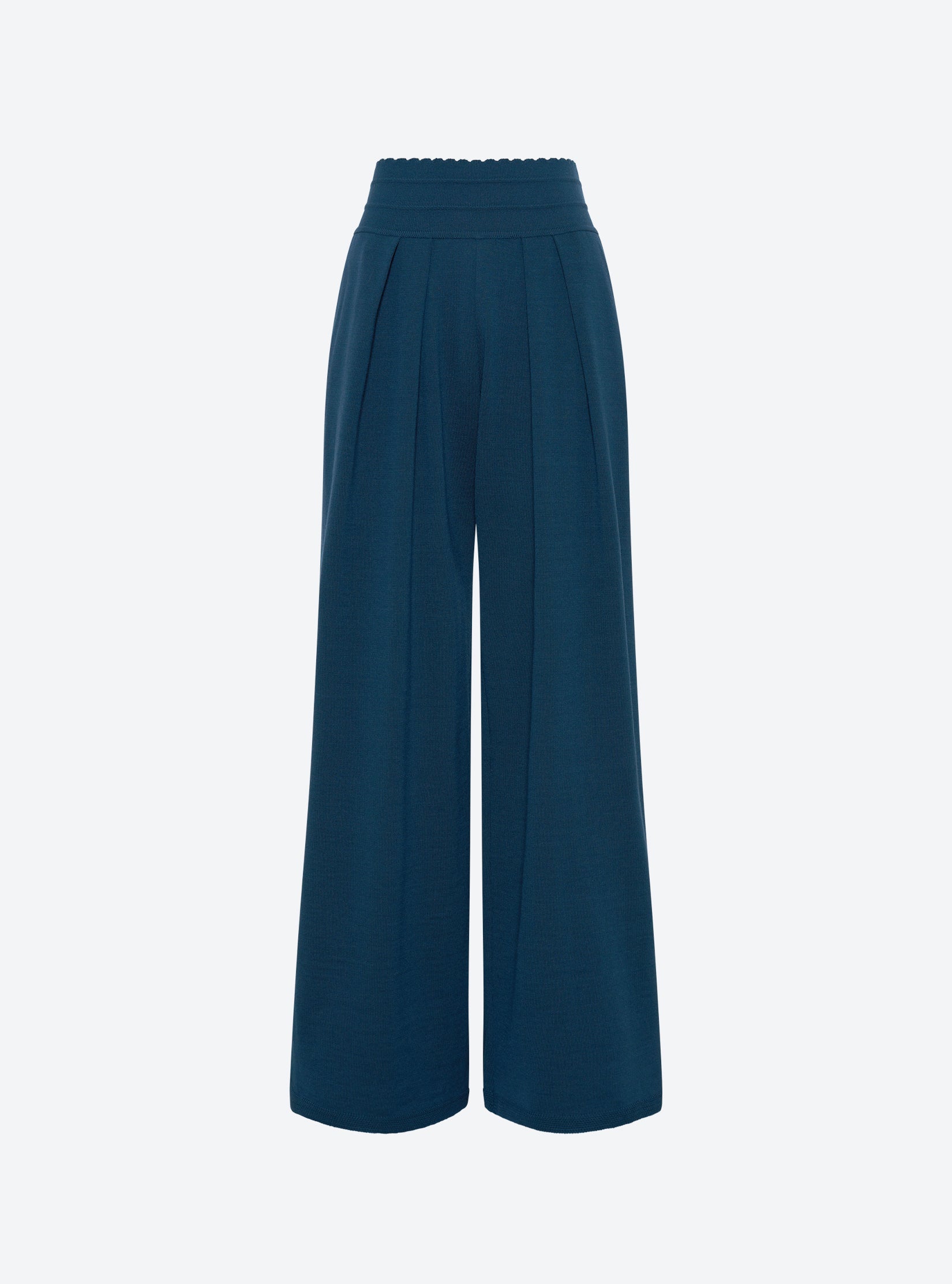 Pantalon fluide maille fine jersey Blueberry - Molli