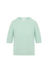 Top en maille de luxe Molli - Top fin maille manches coudes Jade