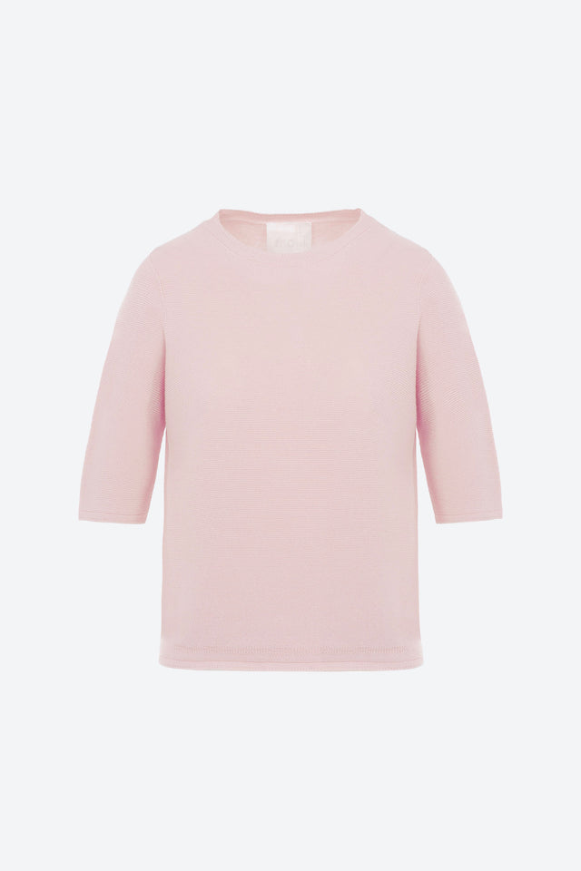 Fine top with elbow-length sleeves - Image principale