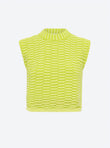 plain zellige knit top