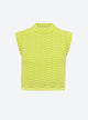plain zellige knit top
