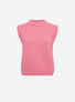 Top en maille zellige uni new blush - Molli