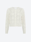 cardigan doux maille trèfle