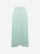 Long pointelle knit skirt