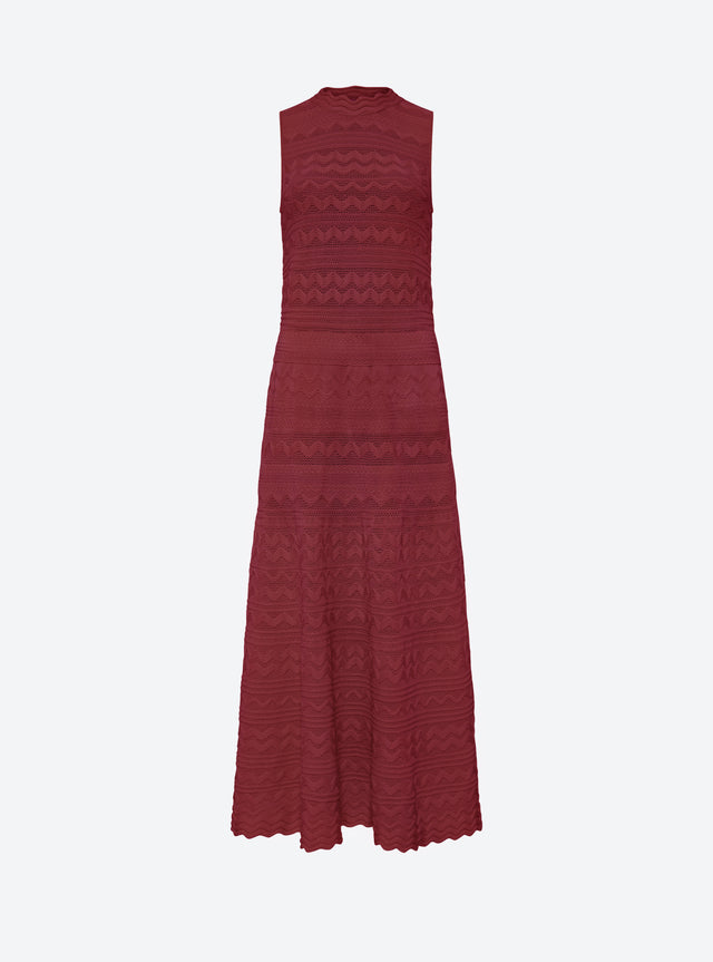 Robe longue maille croquet - Image principale