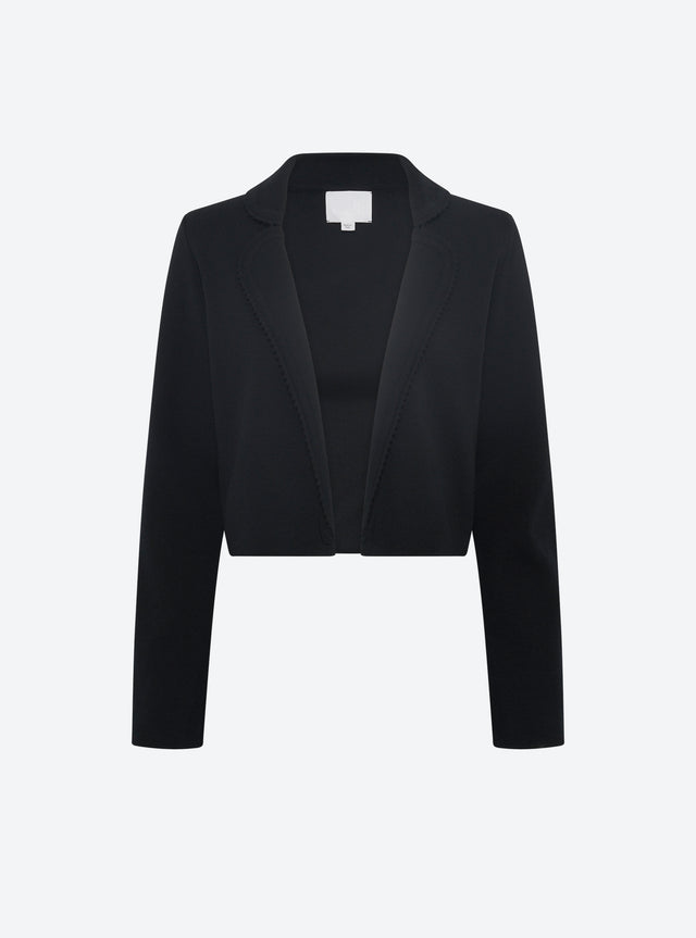 short jacket in zigzag knit - Image principale
