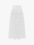 Jupe longue maille croquet