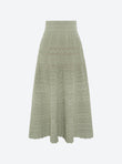 long skirt in a rick-rack knit