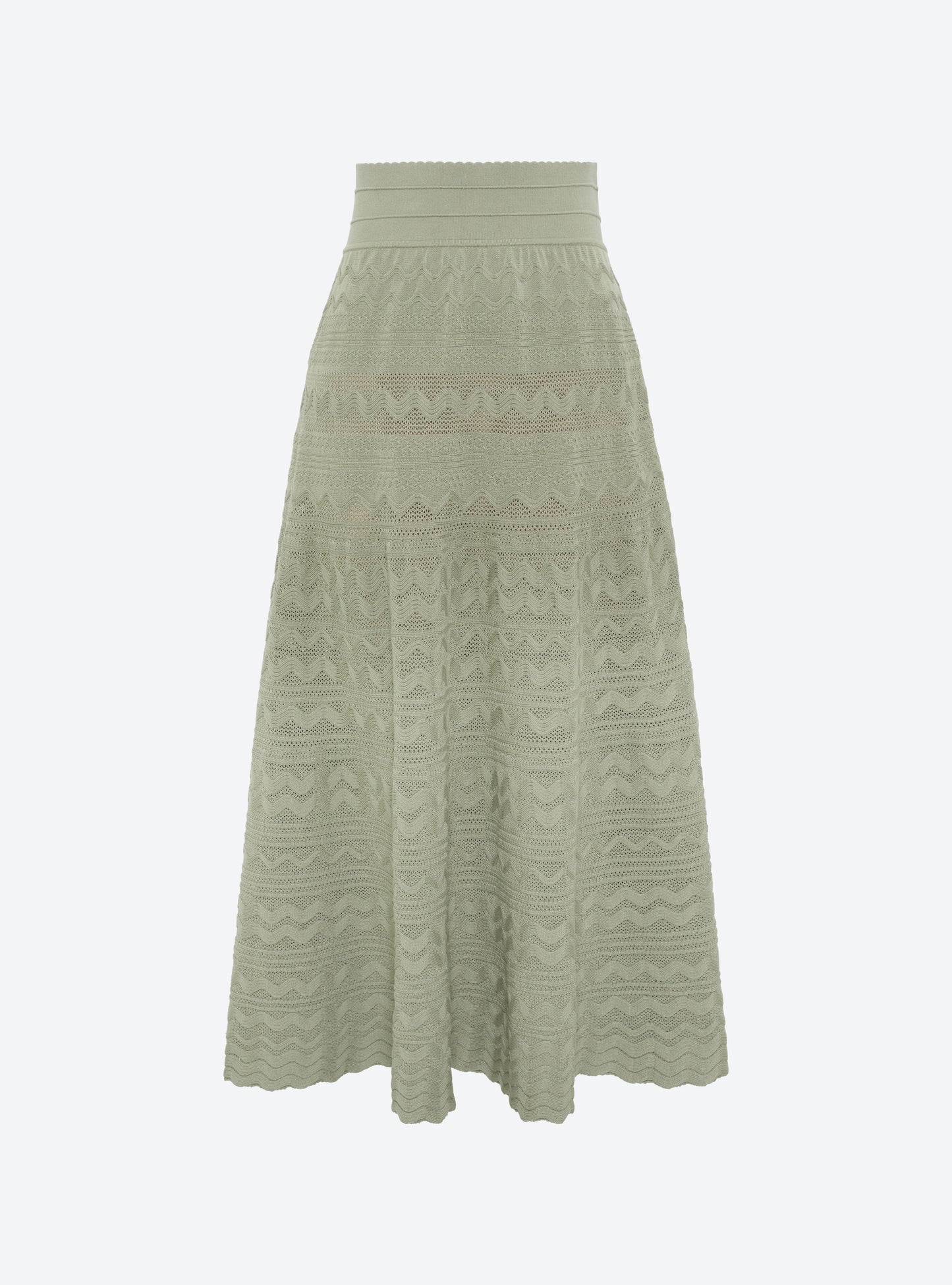 Jupe longue maille croquet mousse - Molli
