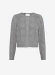 cardigan doux maille trèfle