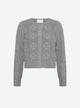 cardigan doux maille trèfle