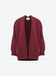 cardigan with smocked cuffs