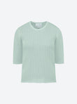 Fine top in pointelle knit