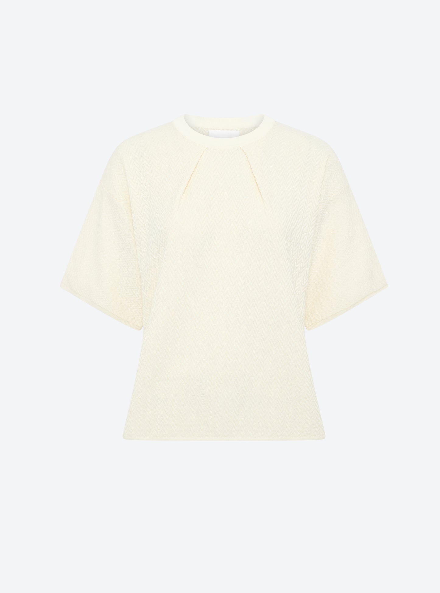 top fin maille chevron