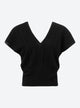 top V maille chevron