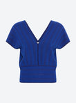 top V maille chevron