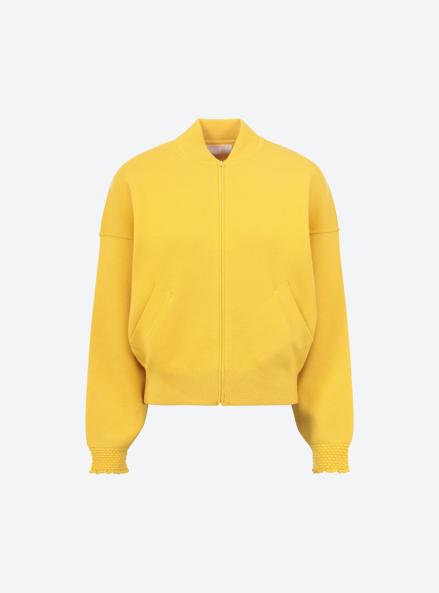 Veste en maille de luxe Molli - Veste bomber en maille soleil