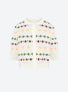Cardigan maille grigri milk-multi - Vêtement en maille de luxe femme