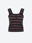 Top in waffled knit