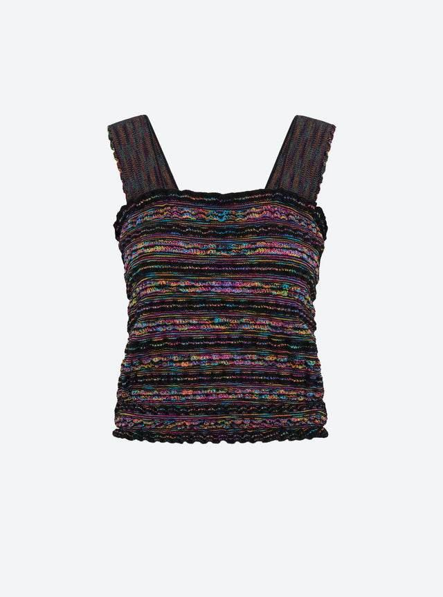 top maille gaufrée - Image principale