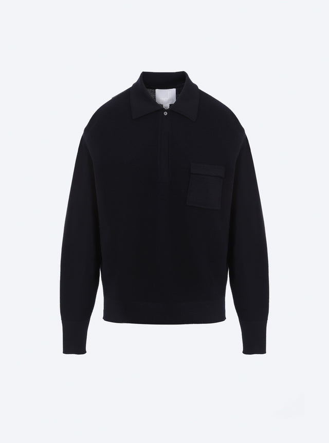 chemise maille col gansé - Image principale