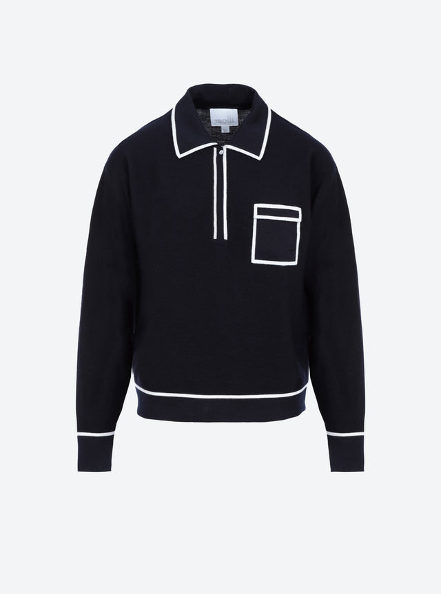 chemise maille col gansé - Image principale