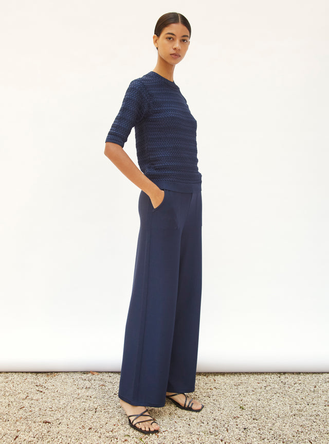 pantalon luxueux à taille haute - Image principale