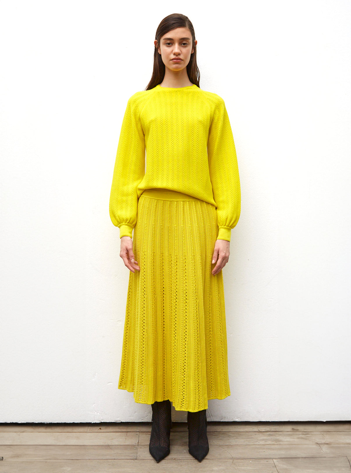 Blouse en maille pointelle - Vêtement en maille de luxe Molli