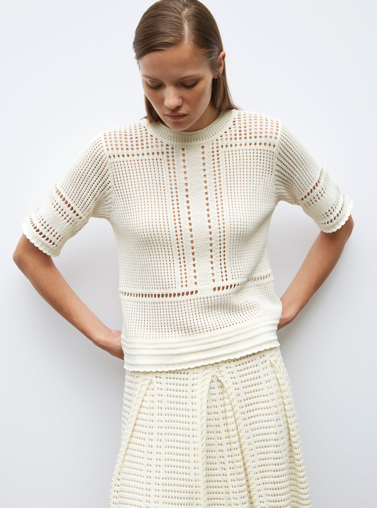 Crop Top Femme En Maille Filet Ajouré - Style Gothique, Dos Nu, Sans Manches, Pour Festival Ou Soirée