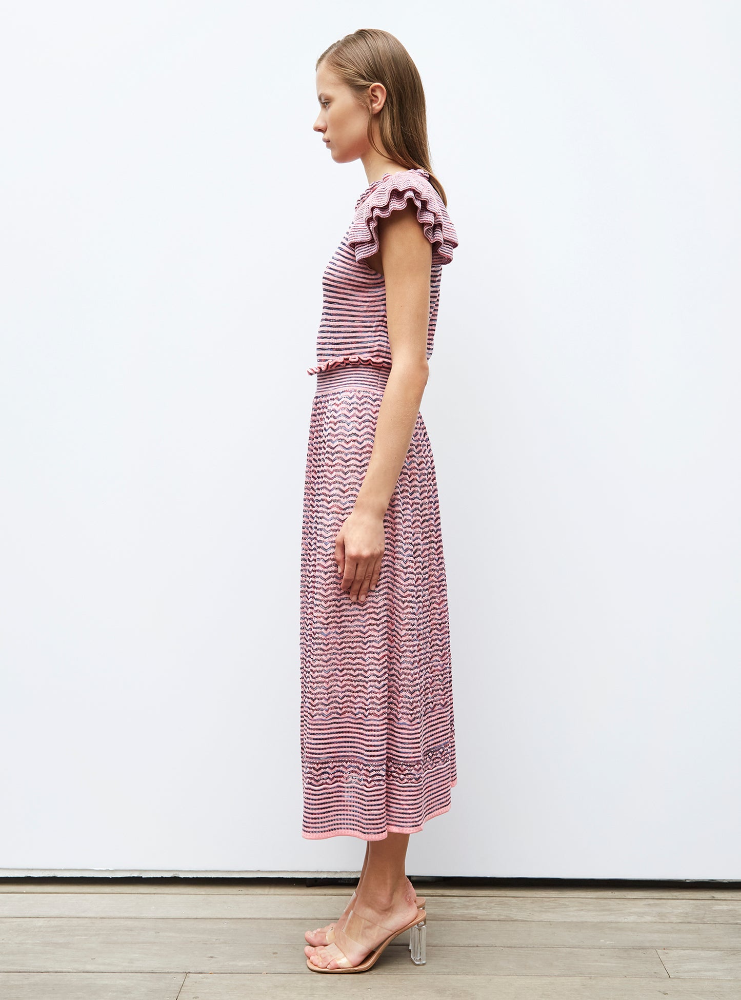 Top en maille papier marbre - Tops de luxe