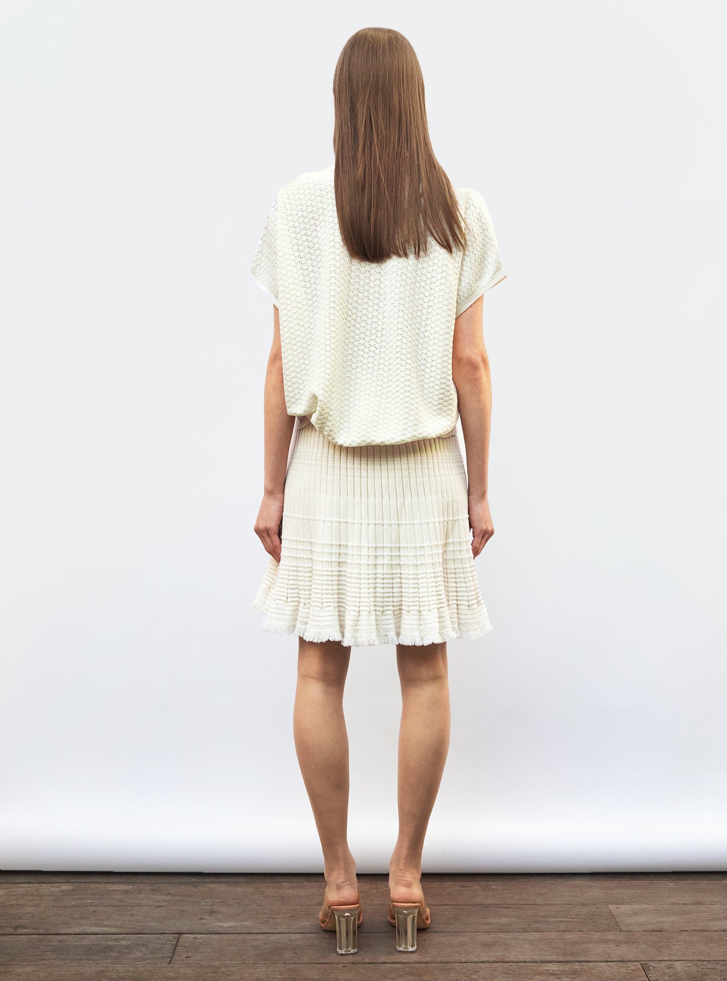 Top ample en maille pointelle - Tops de luxe