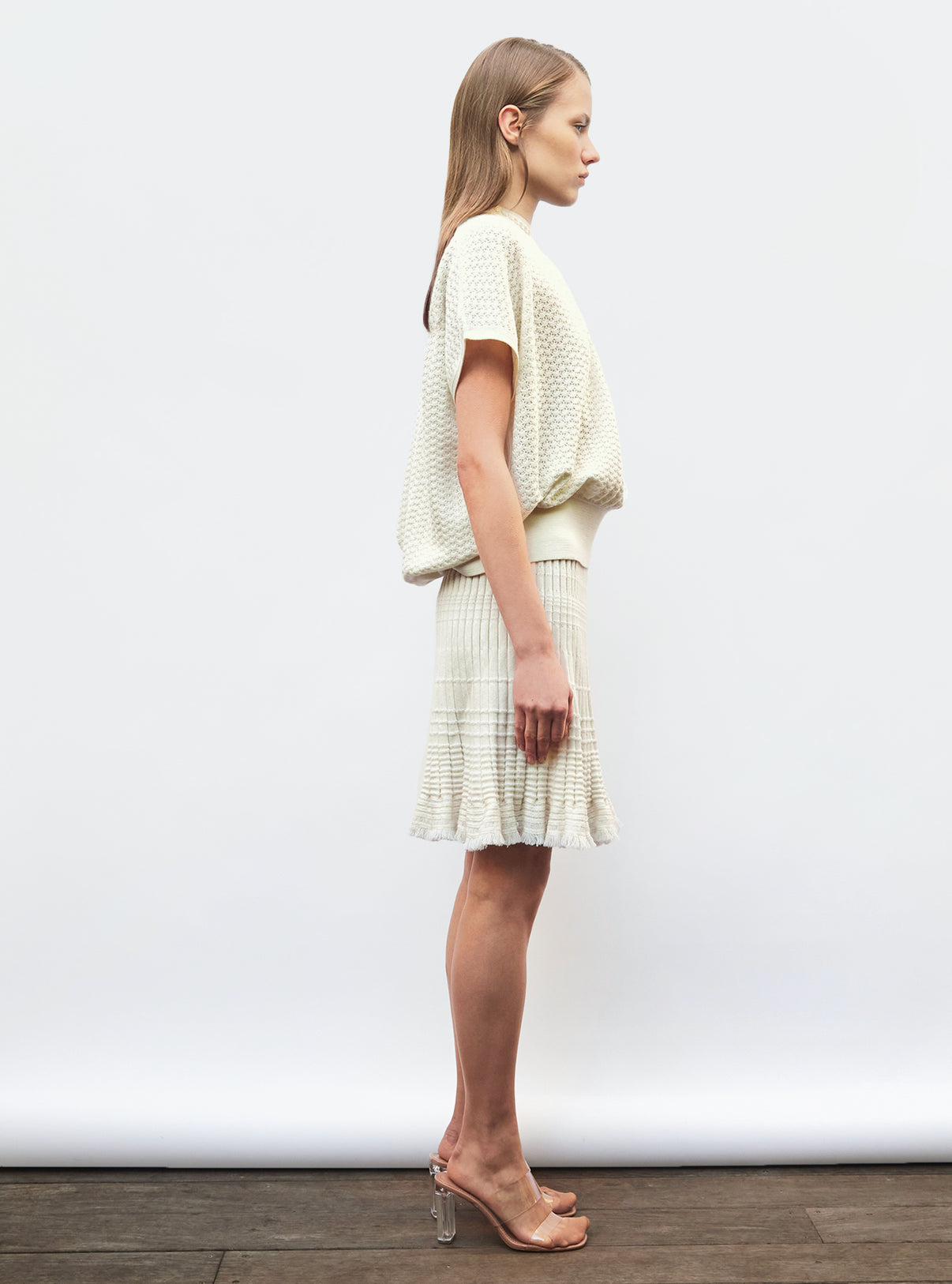 Top ample en maille pointelle - Vêtement en maille de luxe Molli